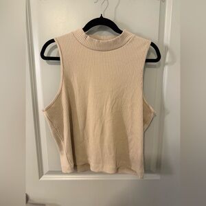 🧸 ADORABLE 🧸 Old Navy Ribbed Tan Tank Top